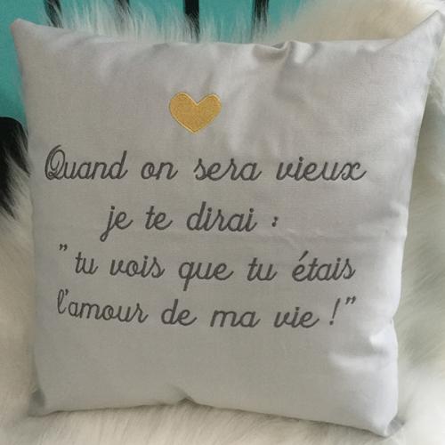 Coussin Ma vie