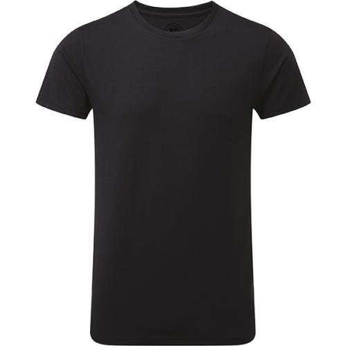T shirt noir à manches courtes  à personnaliser